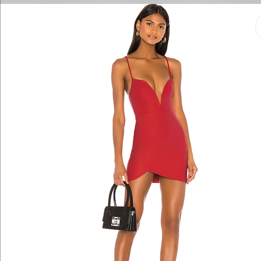 NBD Revolve Red Mini Dress